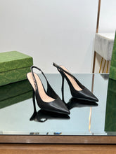 GG SIGNORIA SLINGBACK PUMP BLACK LAMBSKIN